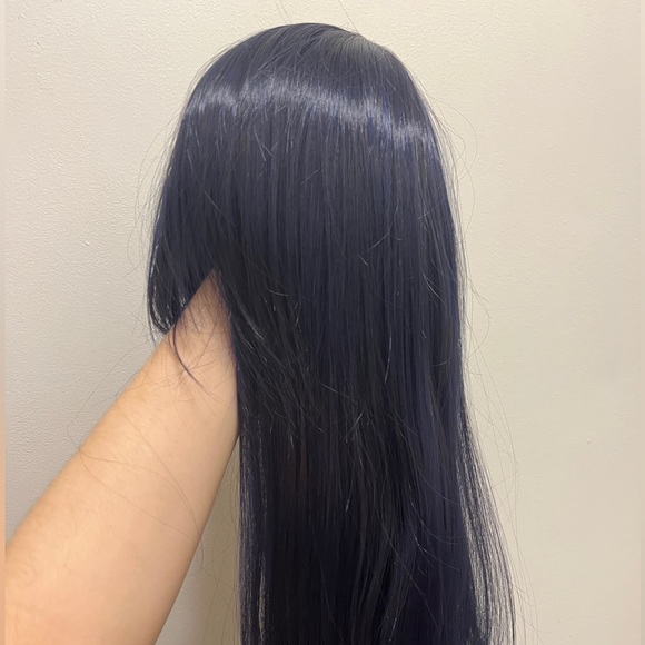Black Blue wig - Picture 4 of 5